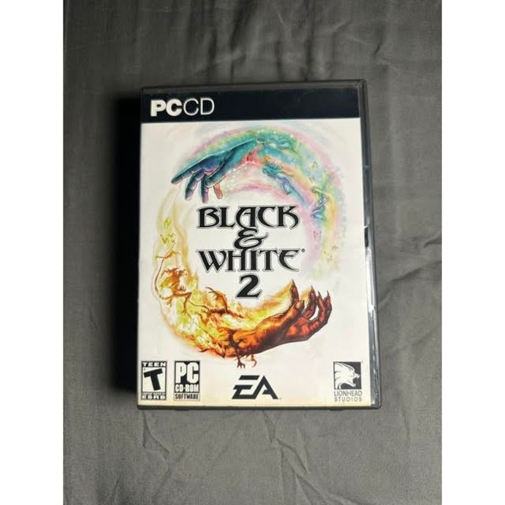 Black & White 2 PC Game EA Lionhead Studios God Sim Strategy CD-ROM with Manual